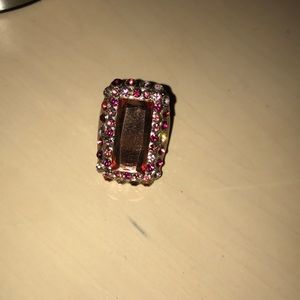 Pretty pink jewl ring